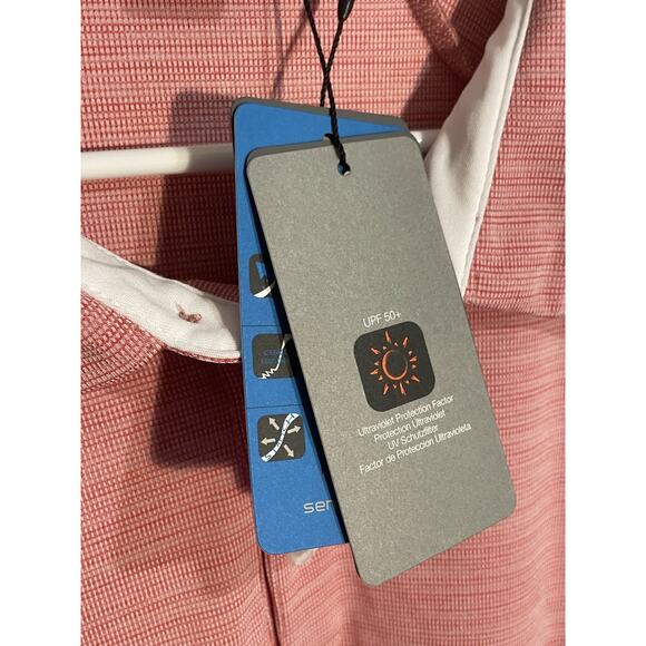 NWT Ping Red Sensor Cool Short Sleeve Cotton Stretch Golf Polo Shirt Men’s 2XL - Picture 5 of 9